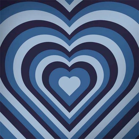 Blue Heart Pattern MacBook Skins