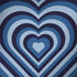 Blue Heart Pattern MacBook Skins