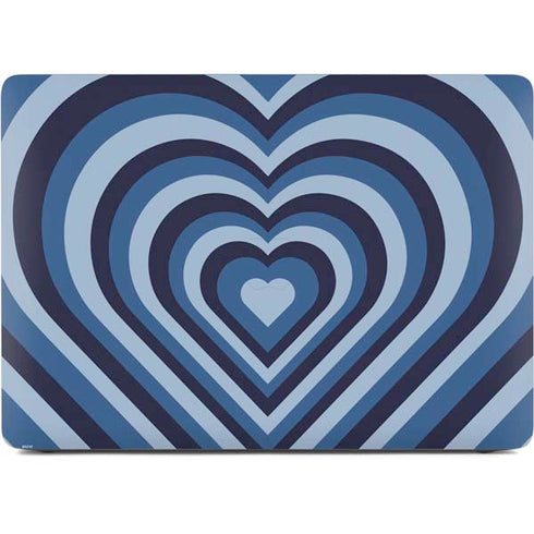 Blue Heart Pattern Apple MacBook Pro 16-inch Skin