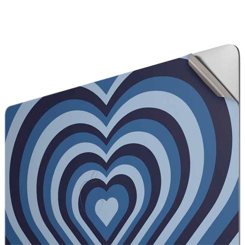 Blue Heart Pattern Apple MacBook Pro 16-inch Skin