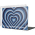 Blue Heart Pattern MacBook Cases