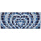 Blue Heart Pattern Magic Keyboard Skin