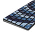 Blue Heart Pattern Magic Keyboard with Numeric Keypad Skin