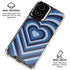 Blue Heart Pattern Moto G Power 5G (2024) Clear Case