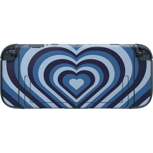 Blue Heart Pattern Nintendo Switch 2 (2025) with Joy-Con Skin