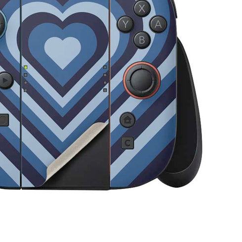 Blue Heart Pattern Nintendo Switch 2 (2025) Joy-Con Controller Skin