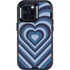 Blue Heart Pattern Otterbox Defender iPhone Skin
