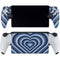 Blue Heart Pattern PlayStation Portal Remote Player Skin