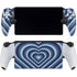 Blue Heart Pattern PlayStation Portal Remote Player Skin