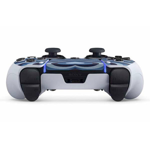 Blue Heart Pattern PS5 DualSense Edge Pro Controller Skin