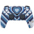 Blue Heart Pattern PS5 Pro Bundle Skin