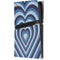 Blue Heart Pattern PS5 Pro Console Skin