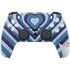 Blue Heart Pattern PS5 Pro Disk Bundle Skin