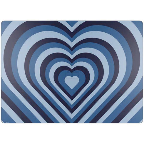 Blue Heart Pattern Surface Laptop 7 13.8in Skin