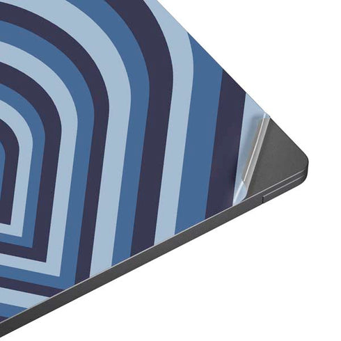 Blue Heart Pattern Surface Laptop 7 13.8in Skin