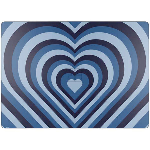 Blue Heart Pattern Surface Laptop 7 15in Skin