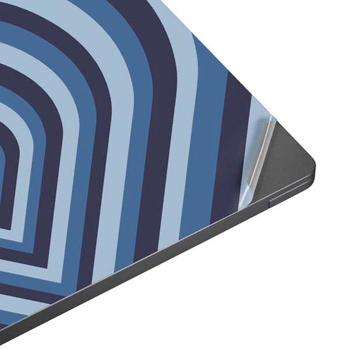 Blue Heart Pattern Surface Laptop 7 15in Skin