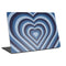 Blue Heart Pattern Laptop Skins