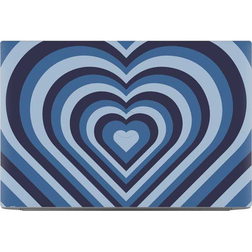 Blue Heart Pattern Dell XPS Skin