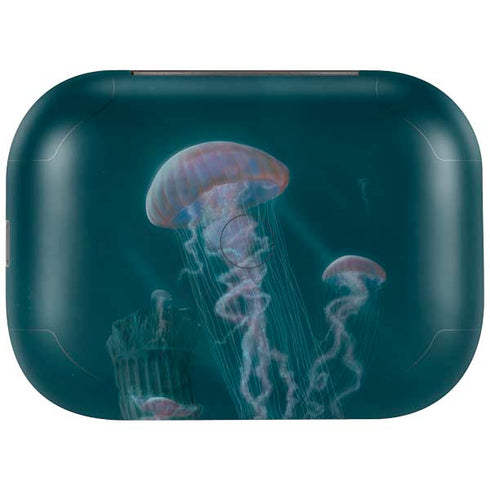 Blue Jellyfish by Vincent Hie Amazon Echo Buds Skin