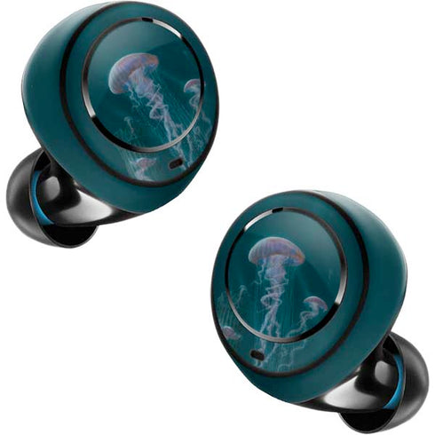 Blue Jellyfish by Vincent Hie Amazon Echo Buds Skin