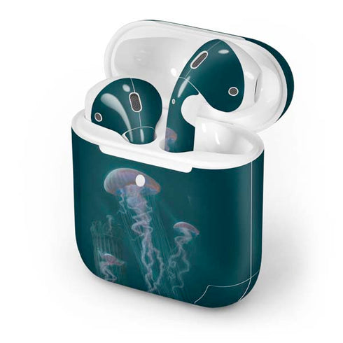 Blue Jellyfish by Vincent Hie Apple AirPods 2 Skin