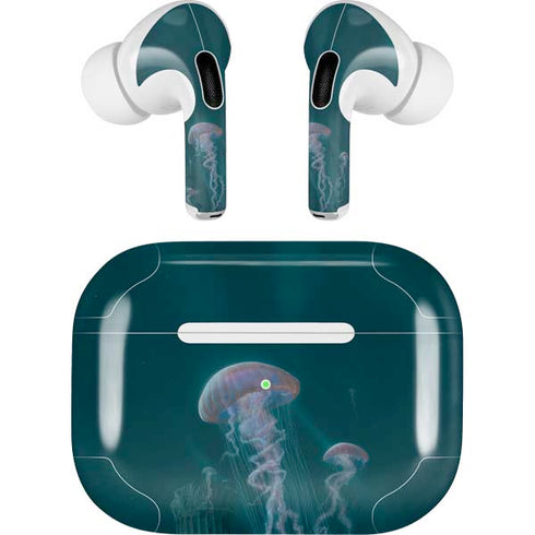 Blue Jellyfish by Vincent Hie Apple AirPods Pro Skin