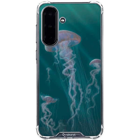 Blue Jellyfish by Vincent Hie Galaxy A36 5G Clear Case