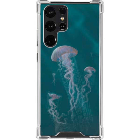 Blue Jellyfish by Vincent Hie Galaxy S23 Ultra Clear Case