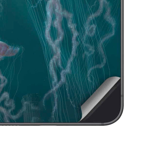 Blue Jellyfish by Vincent Hie Galaxy S24 Plus Skin