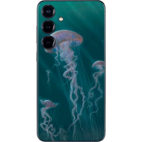 Blue Jellyfish by Vincent Hie Galaxy S25 Skin