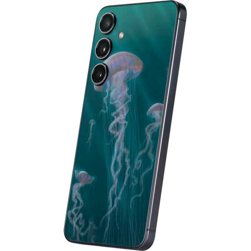 Blue Jellyfish by Vincent Hie Galaxy S24 Skin