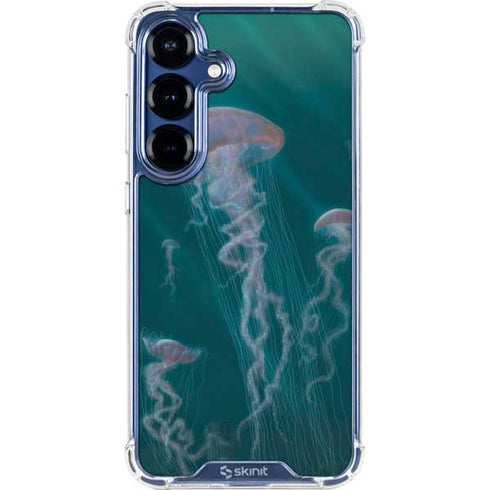 Blue Jellyfish by Vincent Hie Galaxy S25 Plus Clear Case