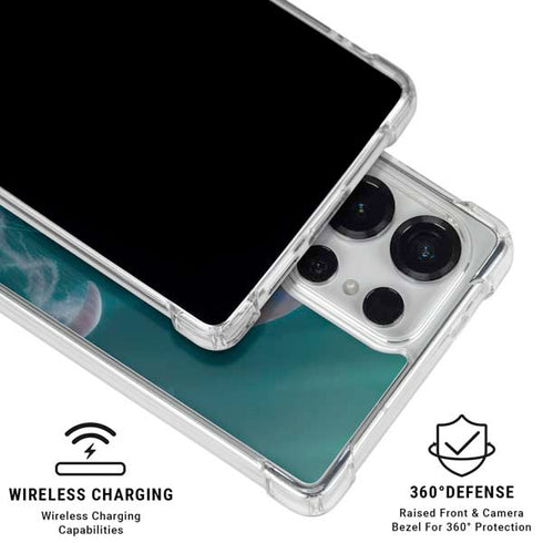 Blue Jellyfish by Vincent Hie Galaxy S25 Ultra Clear Case