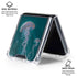 Blue Jellyfish by Vincent Hie Galaxy Z Flip6 Clear Case
