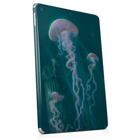 Blue Jellyfish by Vincent Hie Apple iPad Skin