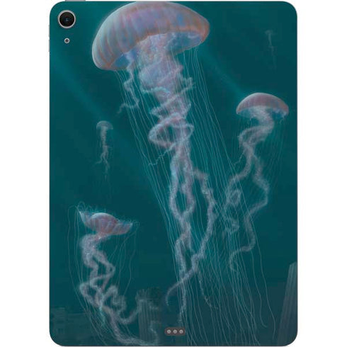 Blue Jellyfish by Vincent Hie Apple iPad Air Skin