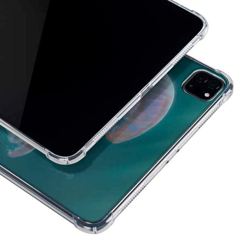 Blue Jellyfish by Vincent Hie iPad Pro 11in (2024) Clear Case