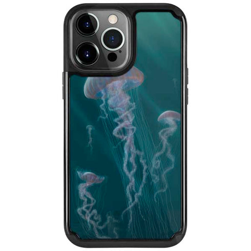Blue Jellyfish by Vincent Hie iPhone Cases