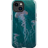 Blue Jellyfish by Vincent Hie iPhone 15 Impact Case