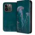Blue Jellyfish by Vincent Hie iPhone 15 Pro Folio Case