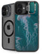 Blue Jellyfish by Vincent Hie iPhone 16 Kickstand Case