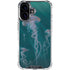 Blue Jellyfish by Vincent Hie iPhone 16 Plus Clear Case