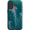 Blue Jellyfish by Vincent Hie iPhone 16 Plus Impact Case