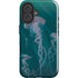 Blue Jellyfish by Vincent Hie iPhone 16 Plus Impact Case