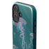 Blue Jellyfish by Vincent Hie iPhone 16 Plus Impact Case