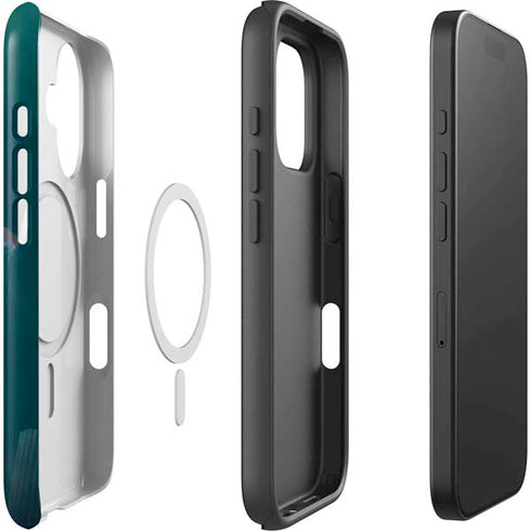 Blue Jellyfish by Vincent Hie iPhone 16 Plus Magsafe Impact Case
