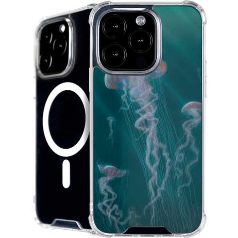 Blue Jellyfish by Vincent Hie iPhone 16 Pro MagSafe Case