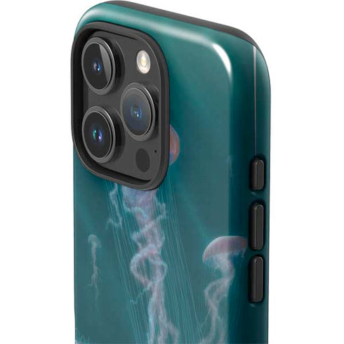 Blue Jellyfish by Vincent Hie iPhone 16 Pro Max Impact Case