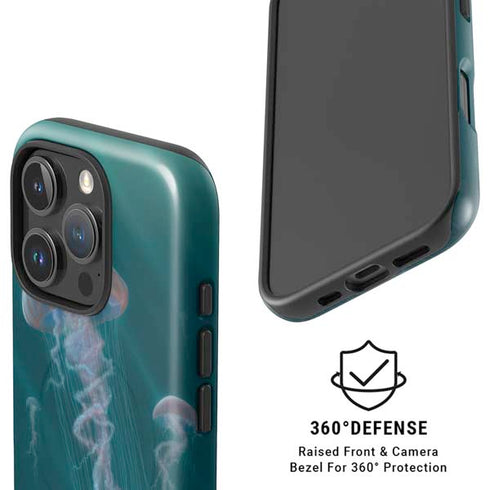 Blue Jellyfish by Vincent Hie iPhone 16 Pro Max Magsafe Impact Case